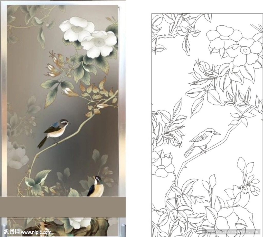 梅花小鸟