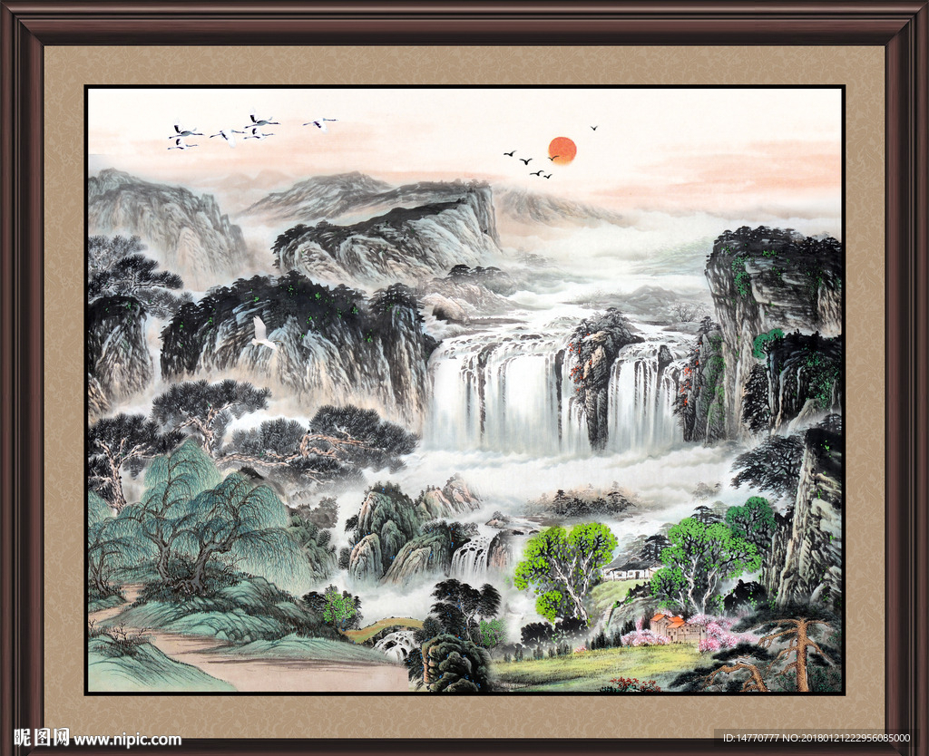 山水国画