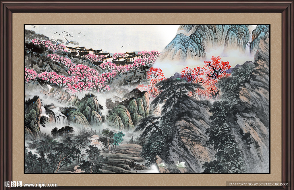 山水国画