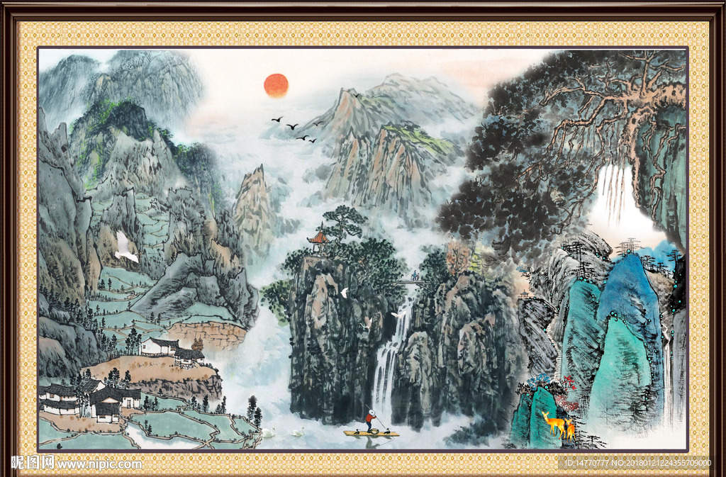 国画山水