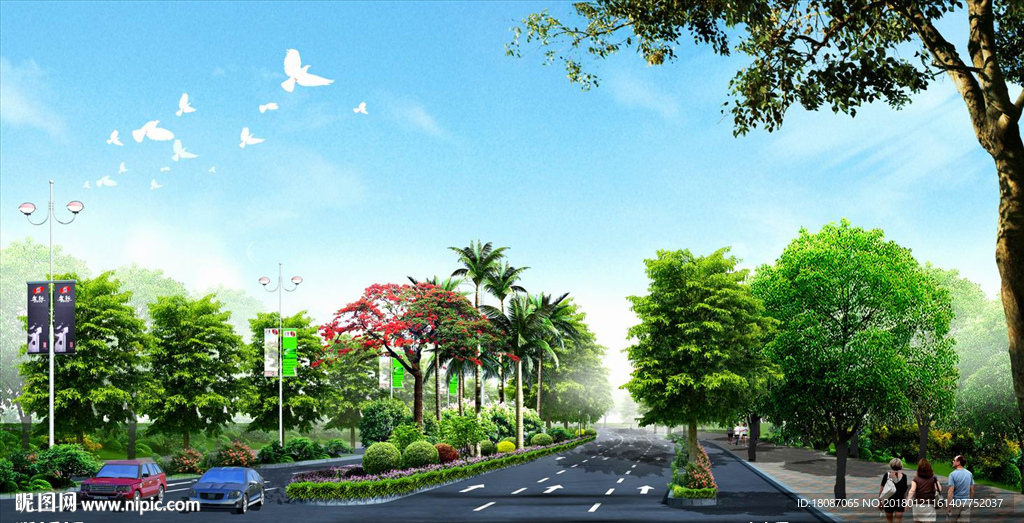 园林景观 住宅景观 园林效果图