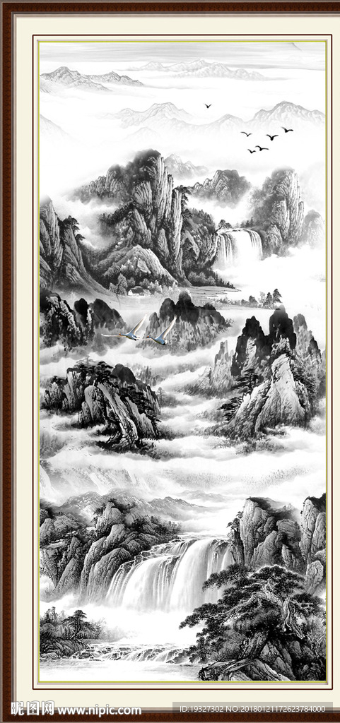 客厅山水画