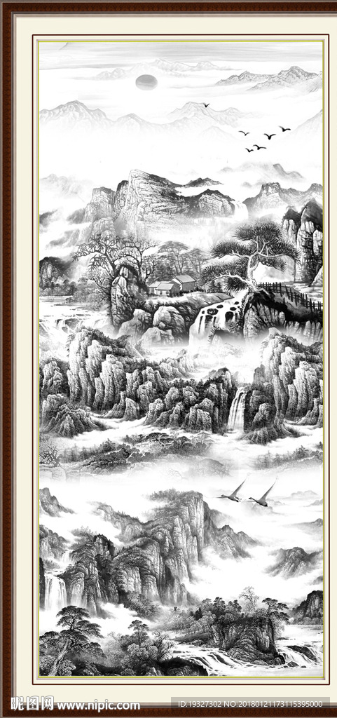 巨幅山水画
