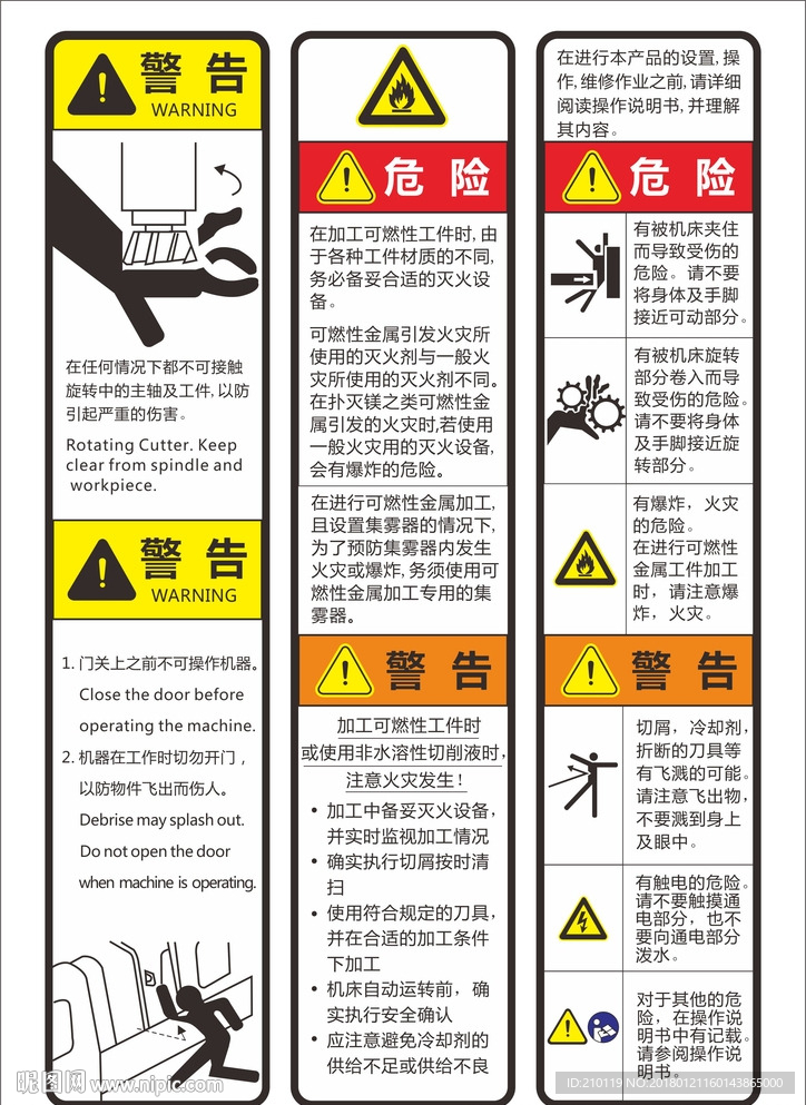 警告标示