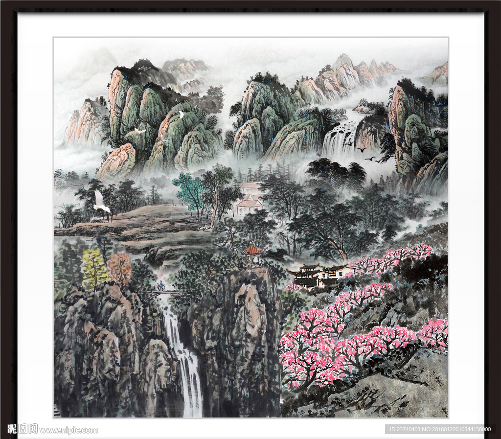 国画山水