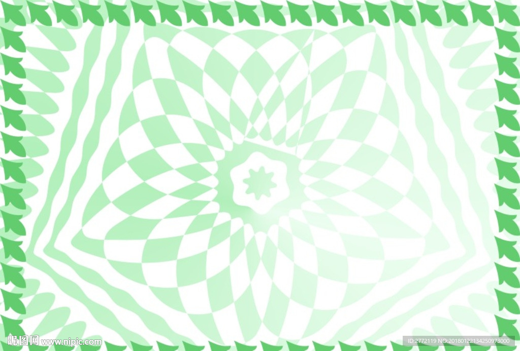 绿色花园 环保证书纹