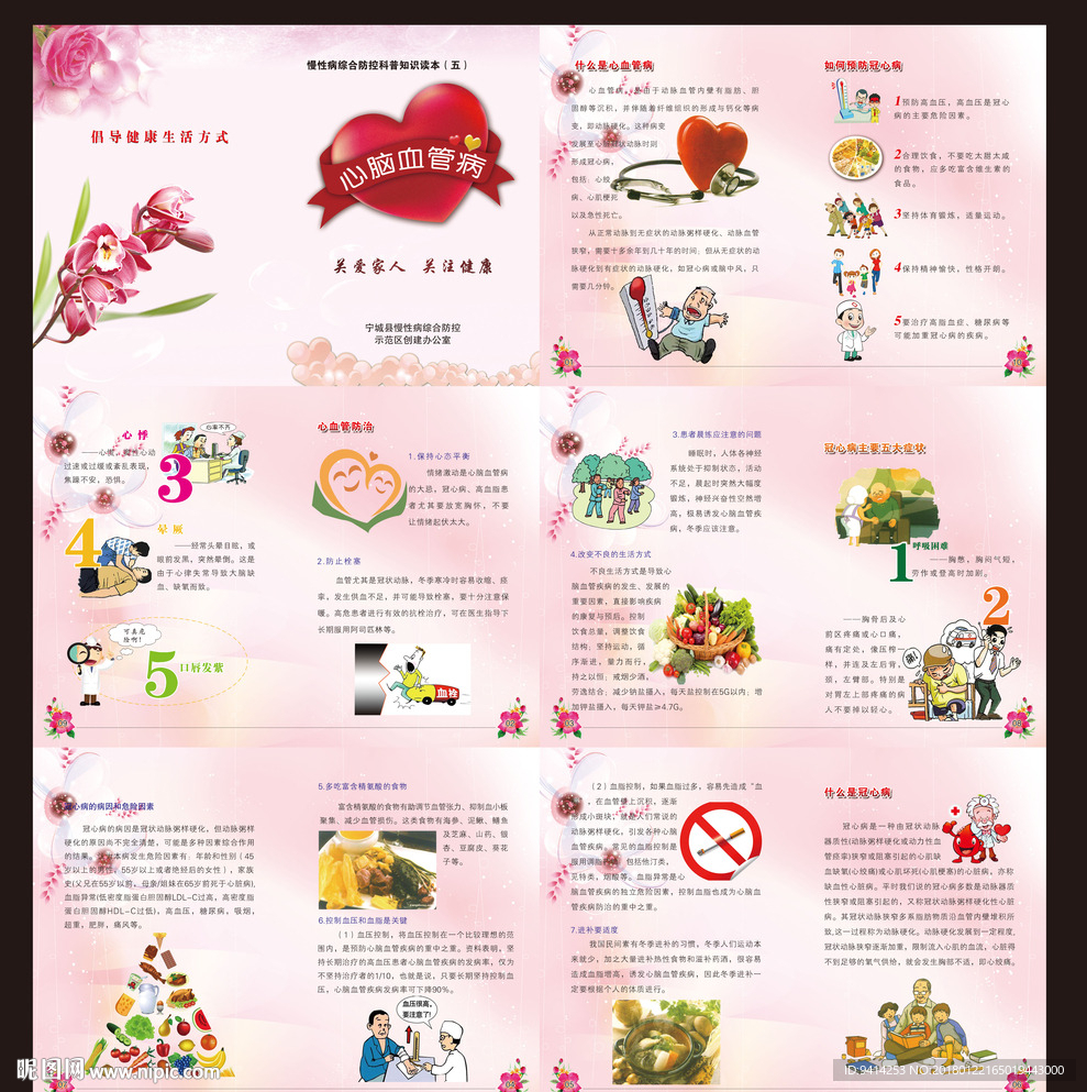 心脑血管病科普知识读本  手册