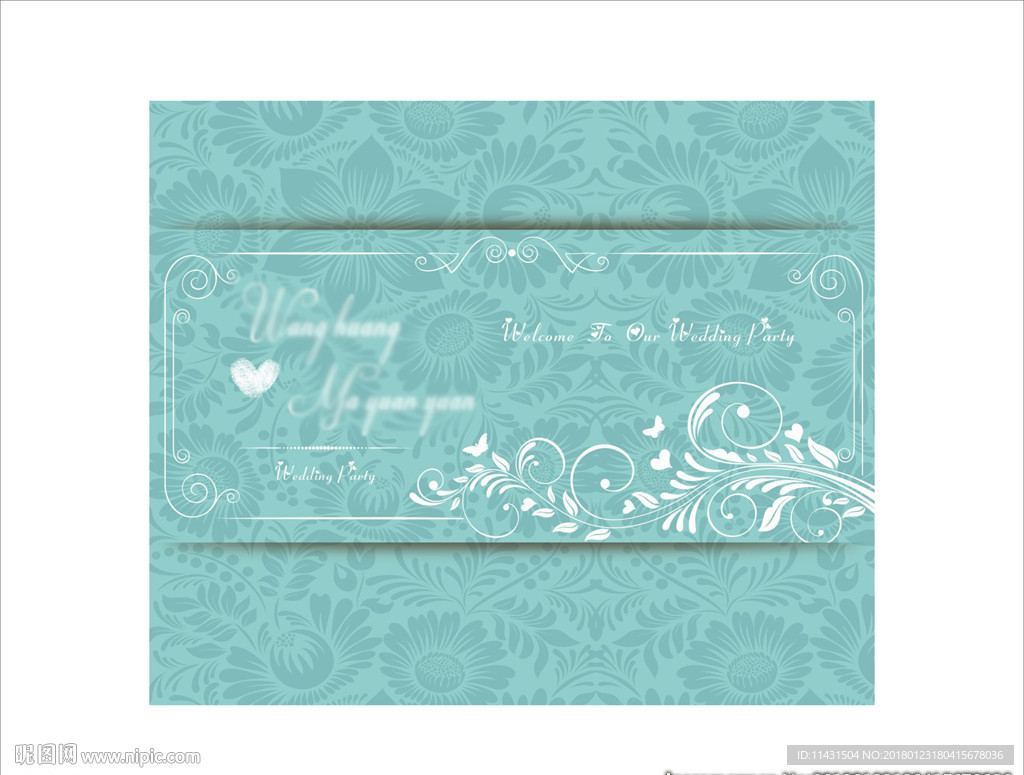 蒂芙尼蓝婚礼背景