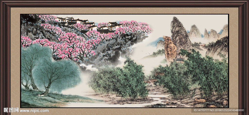 国画风景