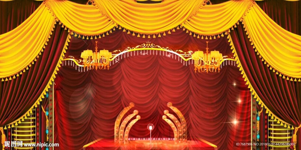 百乐门夜上海灯光舞台