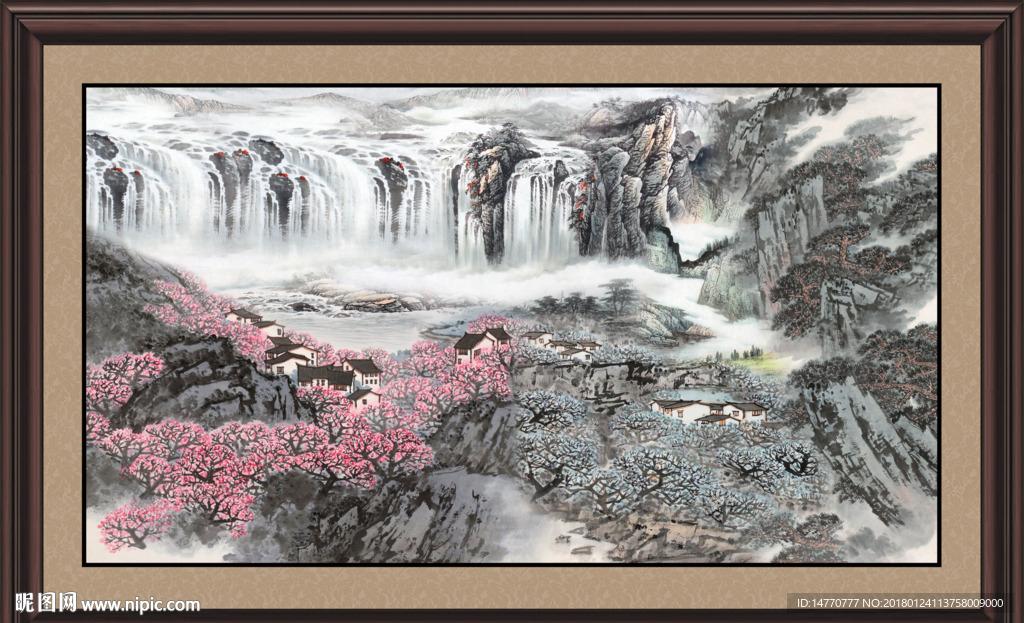 山水国画