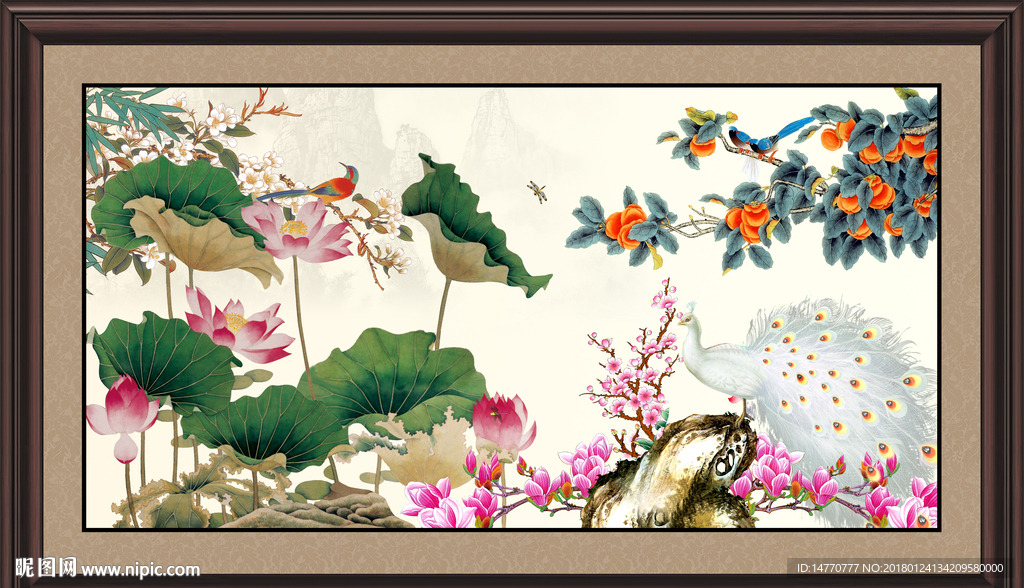 荷花图