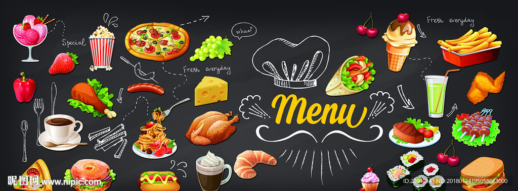 menu美食