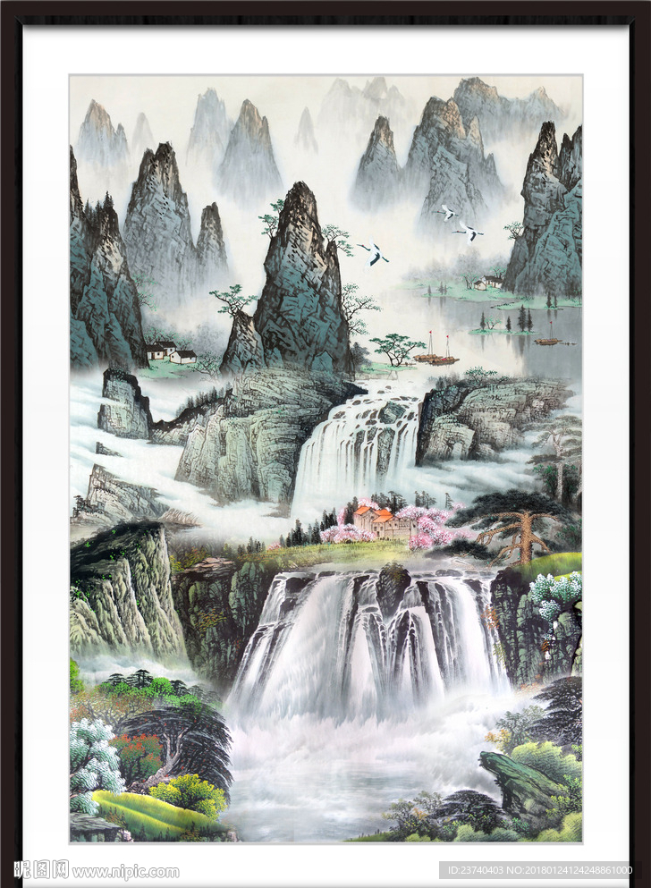 山水国画