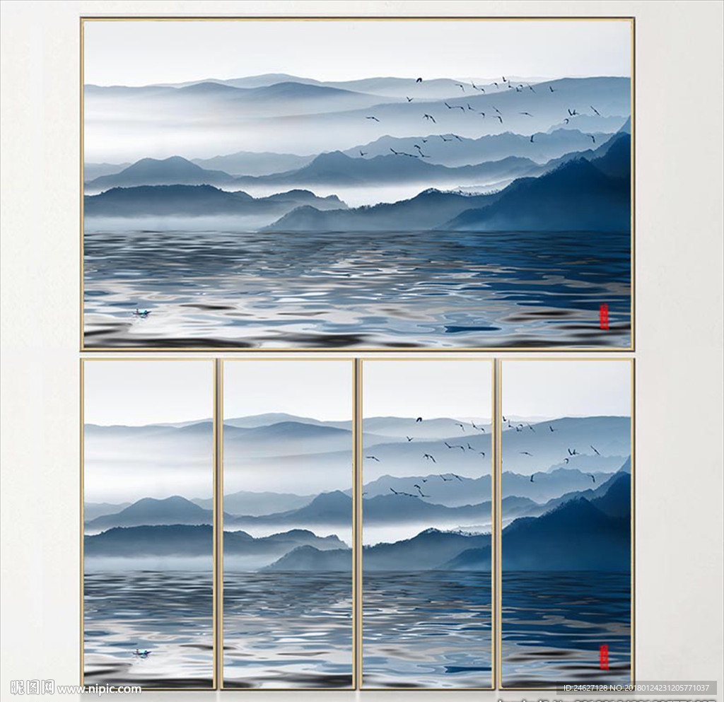 新中式山水