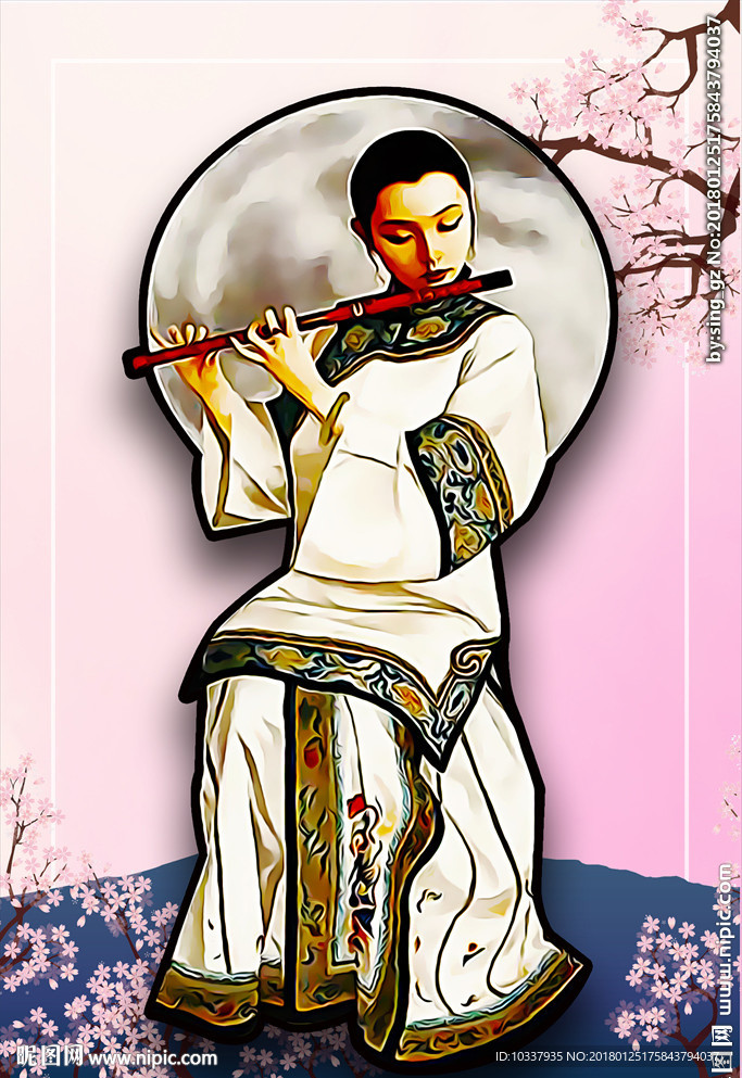 古装美女插画