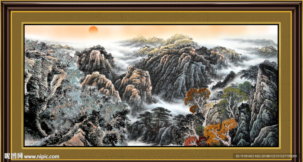 国画山水