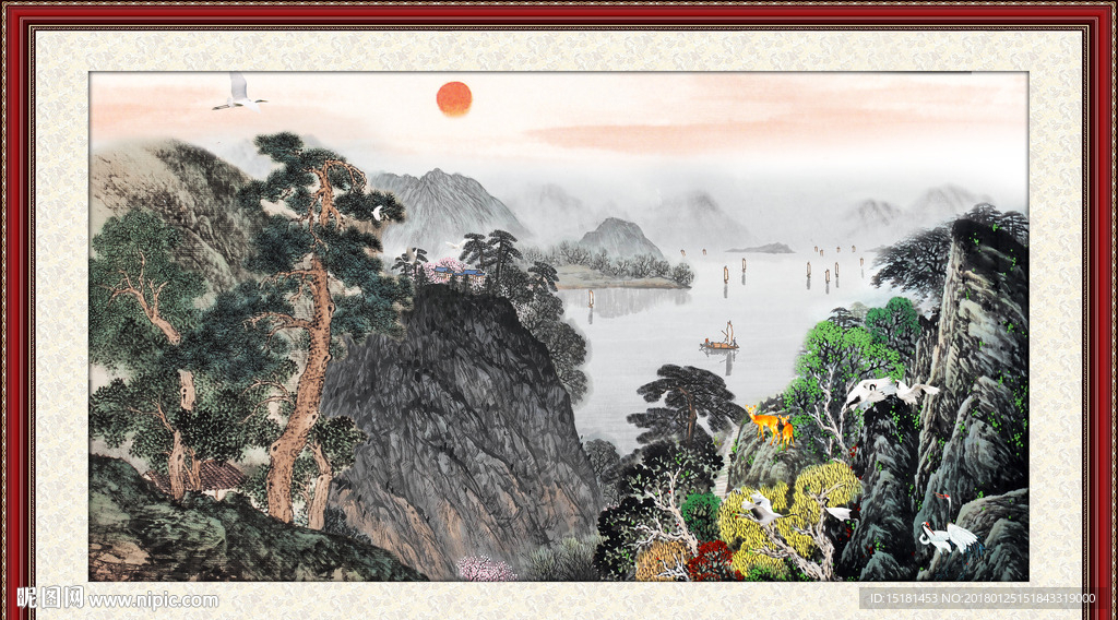 山水国画
