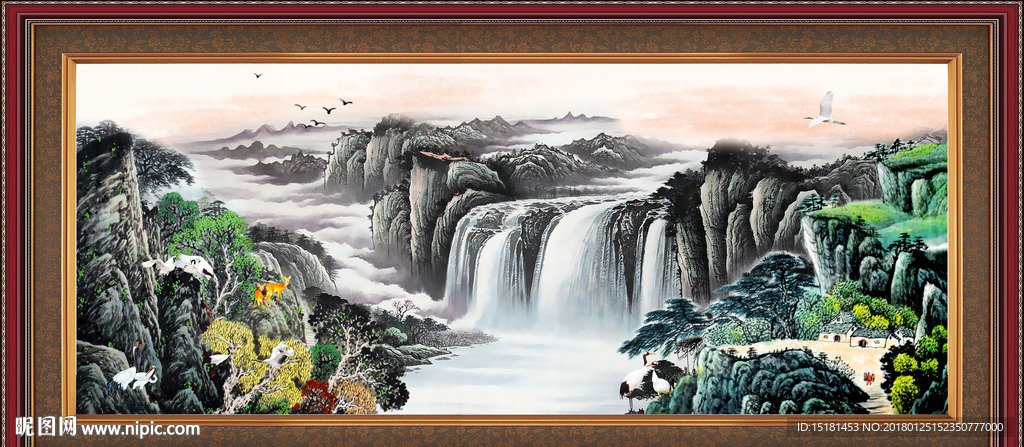 山水国画