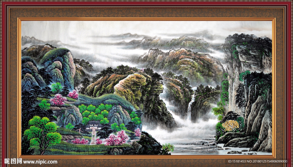 山水国画