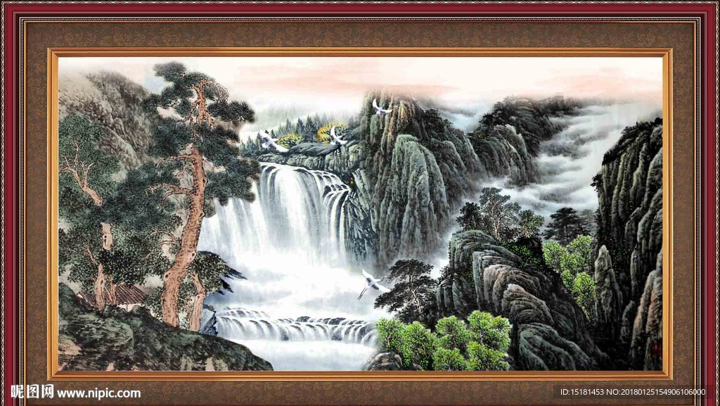 山水国画