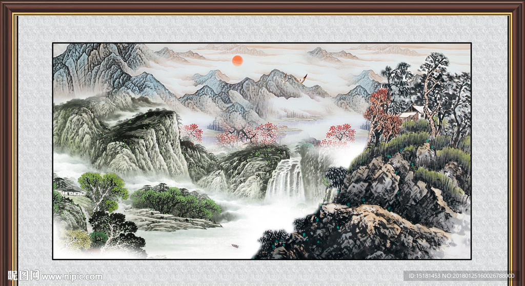 山水国画