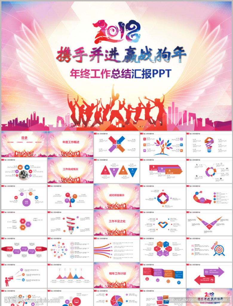 年终汇报PPT