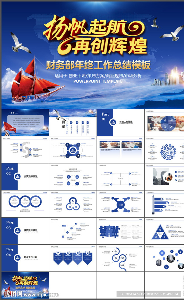 财务工作总结PPT