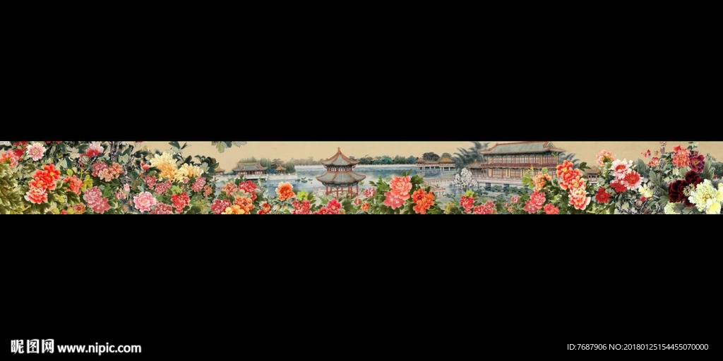 超宽屏蝴蝶亭子戏曲