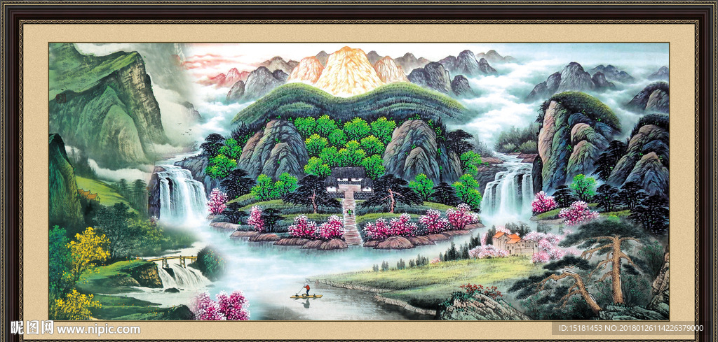 山水国画