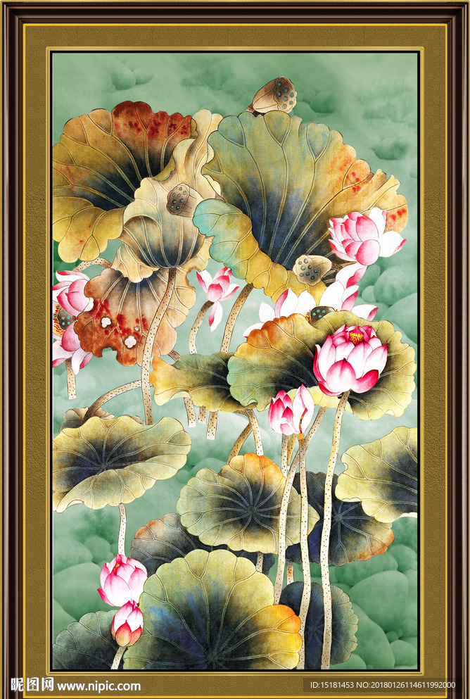 荷花图