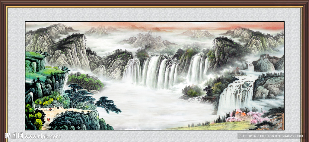 山水国画