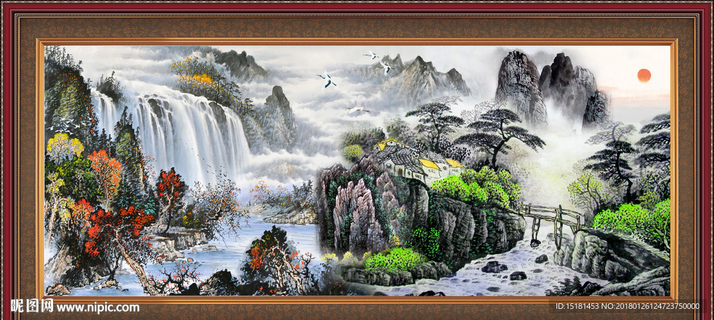山水国画