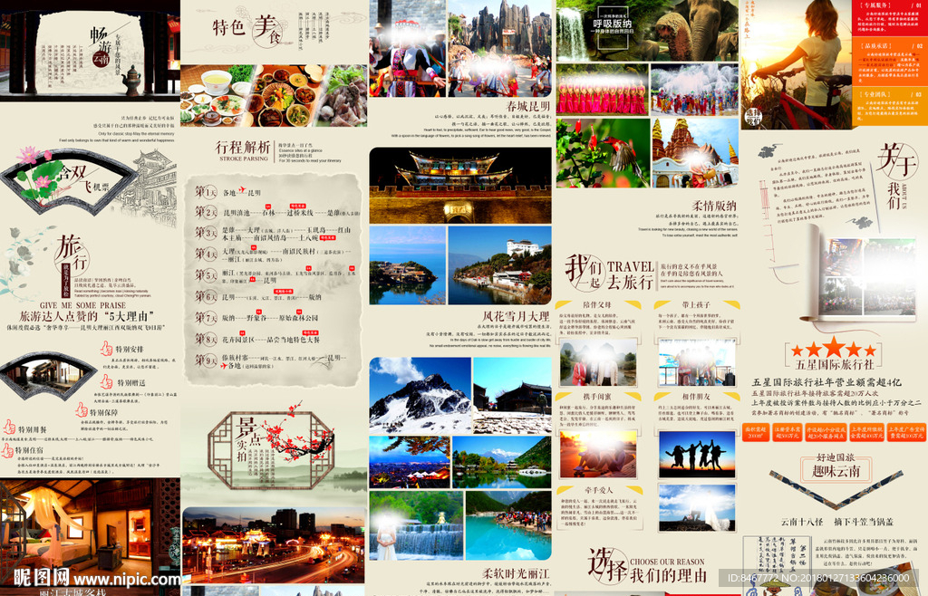 云南旅游详情页设计