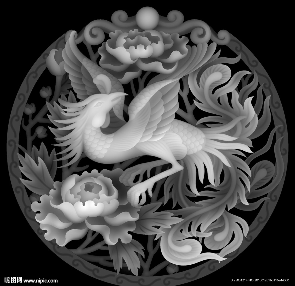 凤凰 牡丹 牌子