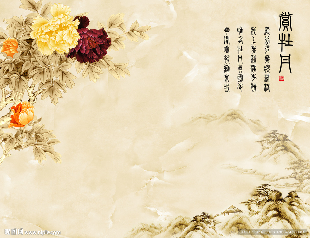 赏牡丹