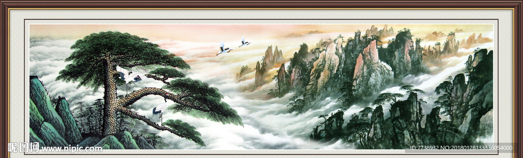 黄山迎客松