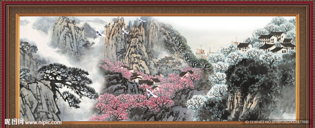 国画山水