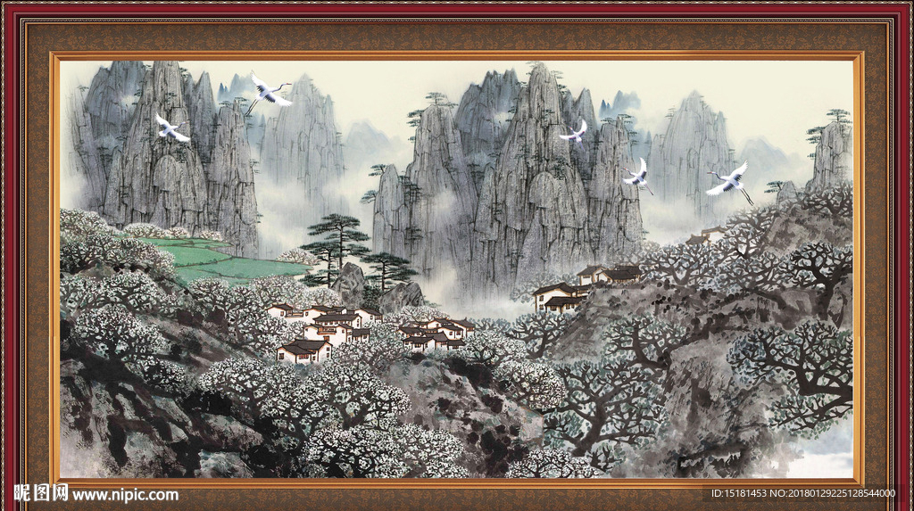 山水国画