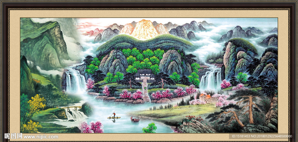 山水国画