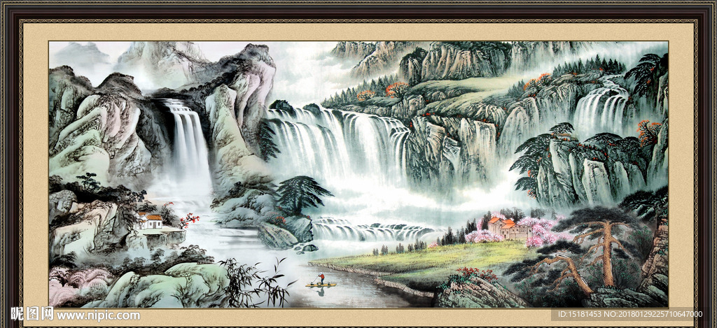 山水国画