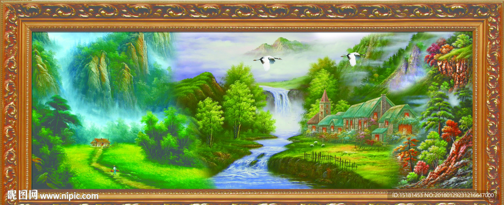 风景油画