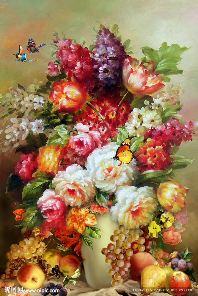 花卉油画