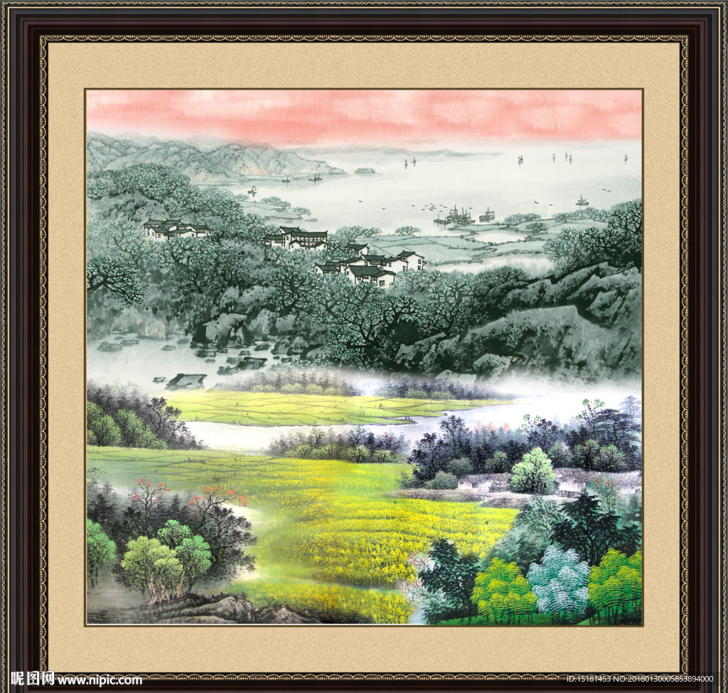 山水国画