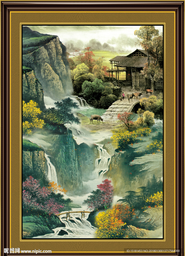 山水国画