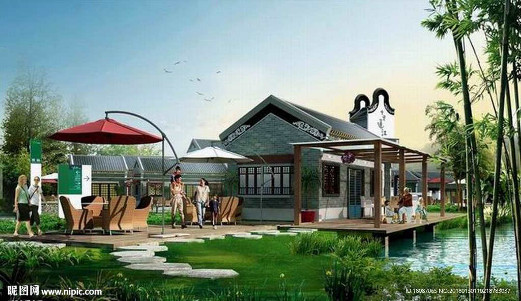 园林景观 住宅景观 园林效果图