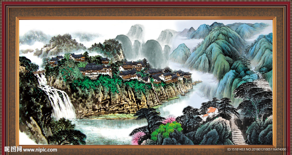 山水国画