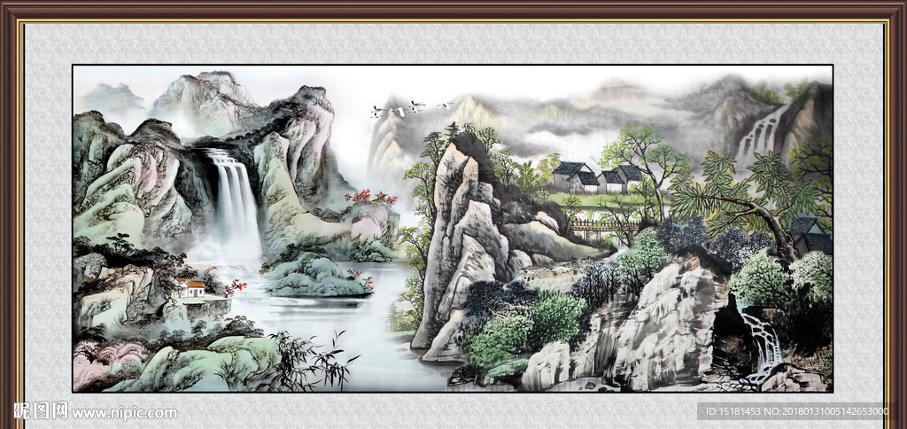 山水国画