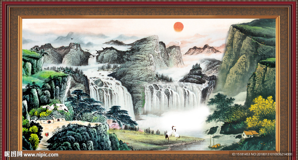 山水国画