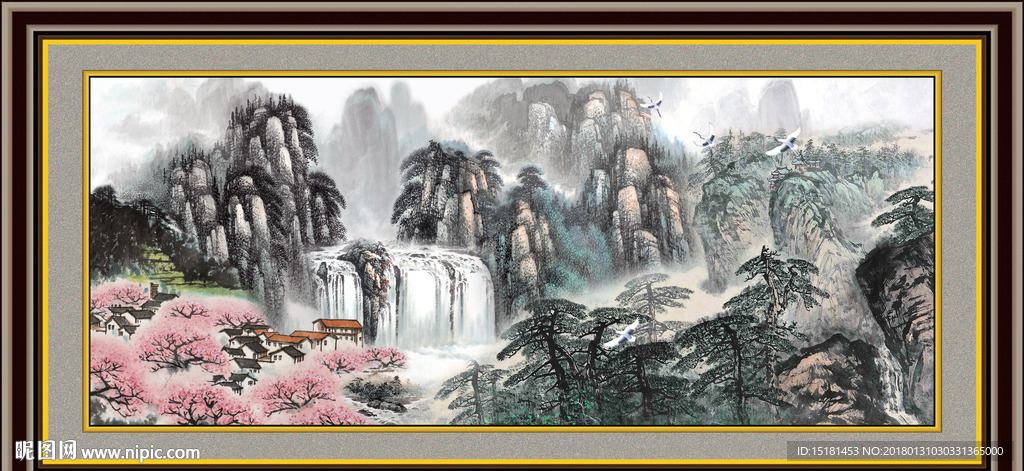 山水国画
